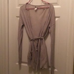 J Crew wrap around long cardigan